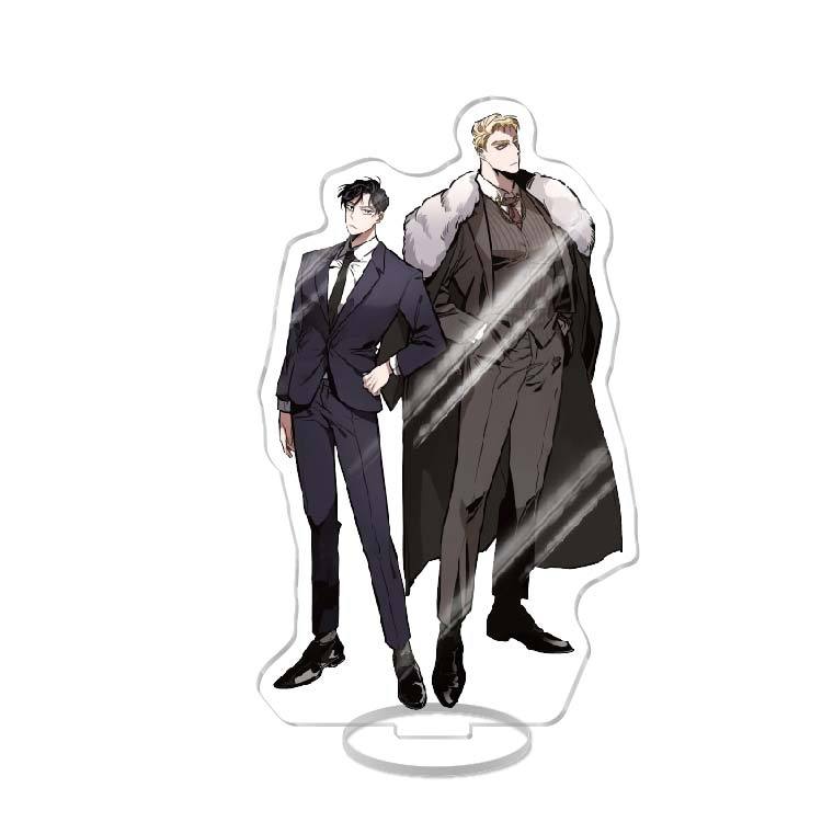 Roses And Champagne Korean Anime Peripherals Zheng Yiyuan Acrylic Stands Collectible Desk Ornaments Creative Birthday Gifts Toy