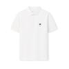 Heritage Simple Classic Casual Versatile Comfortable Short Sleeve Polo Shirt Men Tops White F51M628101FWT