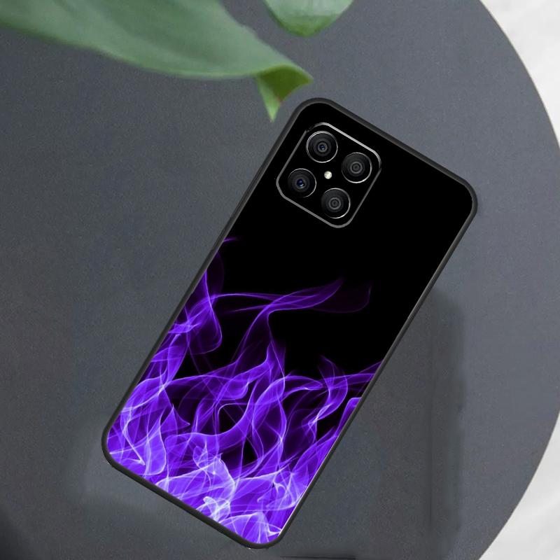 Blue Red Flame Fire For Honor Magic 7 Lite 6 8 Case For Honor 200 400 Pro 90 70 50 X8c X8b X9a X9b X9c X9d Win RT