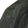 PINORECLUB Veste en cuir longue à manches longues double boutonnage 11 noir Hommes D'occasion