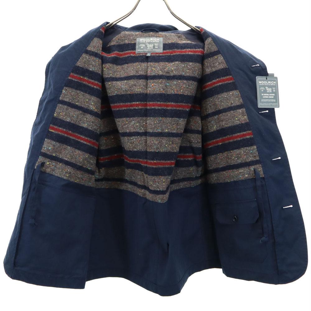Unused WOOLRICH Field Jacket S Navy Parker Men's Used