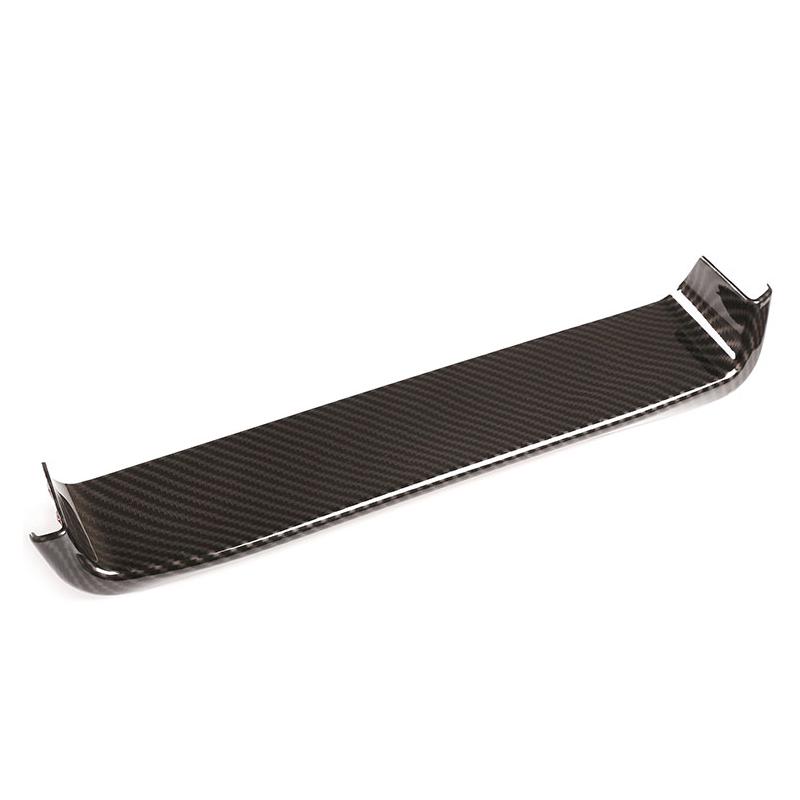 LHD Car Styling Carbon Fiber Texture Steering Wheel Dashboard Display Panel Cover Frame Trim For BMW 5 Series F10 2011 -