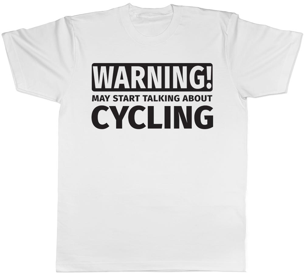 Warning May Start Talking About Cycling Unisexs Unisexs TShirt