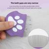 Pet Grooming Comb - Flea Comb for Cats Dogs Curved Design for Face Body Mini Detangling Brush for Pets2