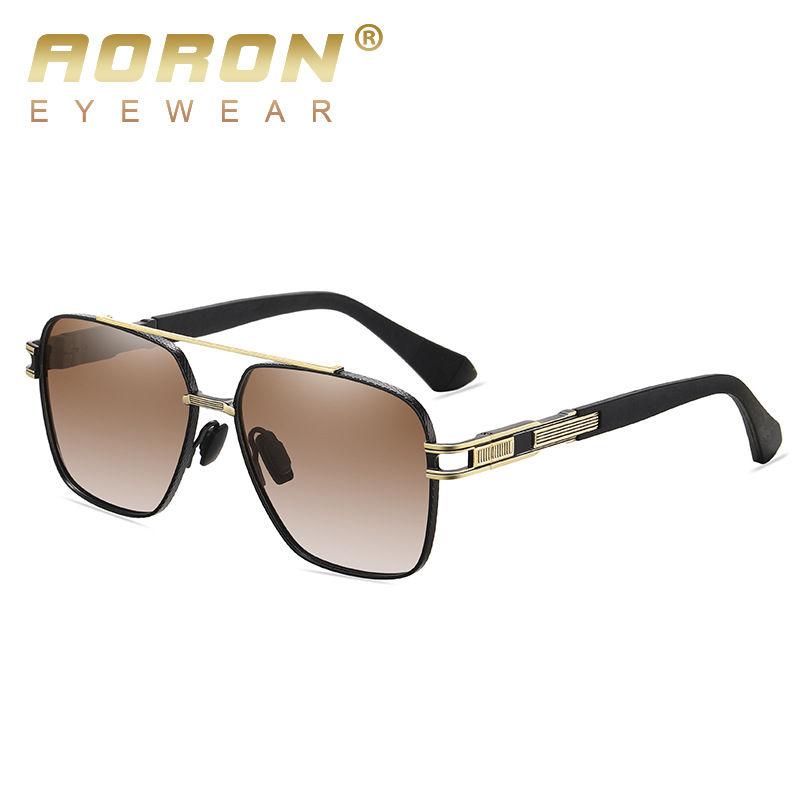 Metal Frame Polarized Sunglasses for Women Men Unisex Fashion Big Lens UV400 Anti Glare Glasses Outdoor Sports Driving Fishing Eyeglasses GZW