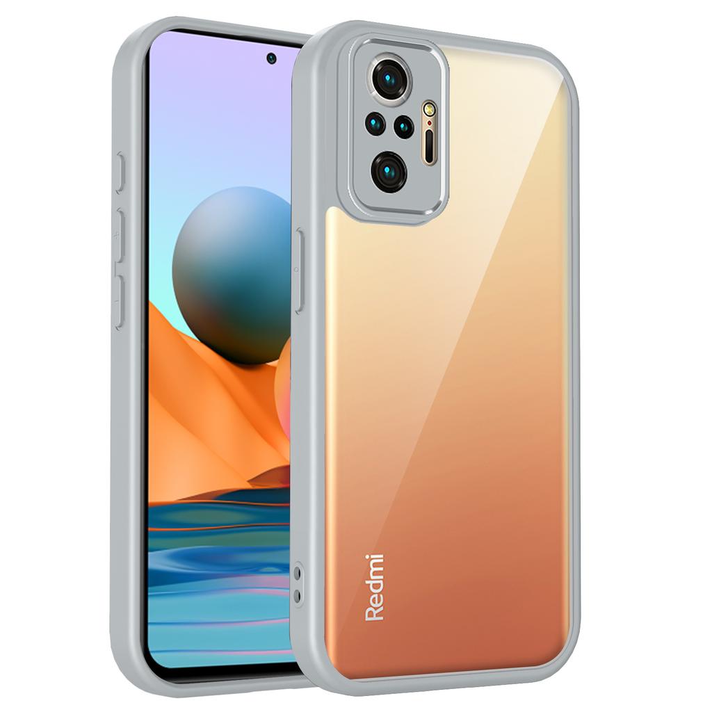 For Redmi Note 10 Pro Case Redmi Note 10 Pro Max Phone Case Note 10 Pro Air Cushion Silicon Bumper Clear Matte Back Cover Hard