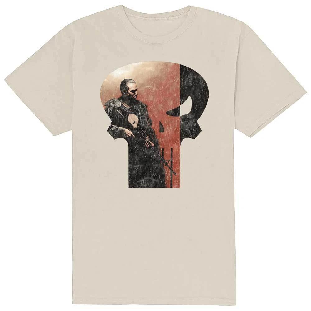 Comics Unisex Tshirt Skull Outline Character S