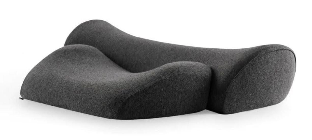 

CALQS Double Pillow (Basic) Dark Gray: Pillow for a good night s sleep. High-resilience bedding. A perfect Mother s Day or Father s Day gift.