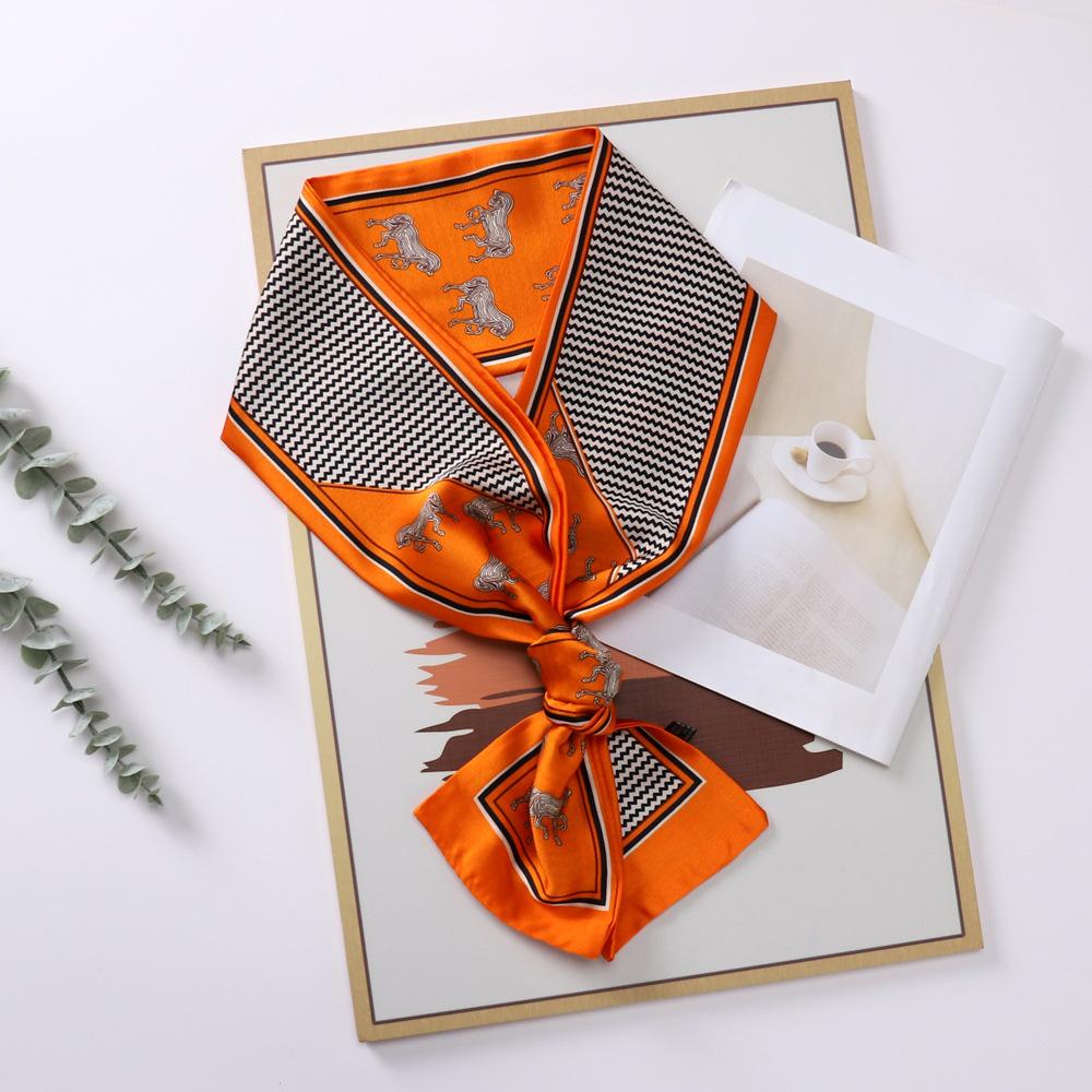 Kleine Und Vielseitige Schals Für Damen Schmale Und Kleine Schals Haargummis Temperamentvolle Bänder Schals Und Schals