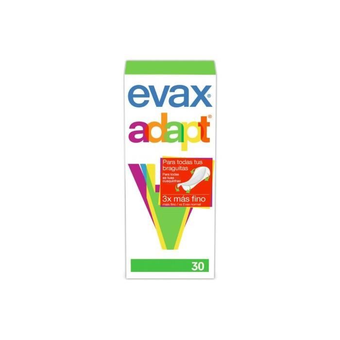 Protège Slip - EVAX - Adapt - 30 Unités - Hypoallergénique - Léger