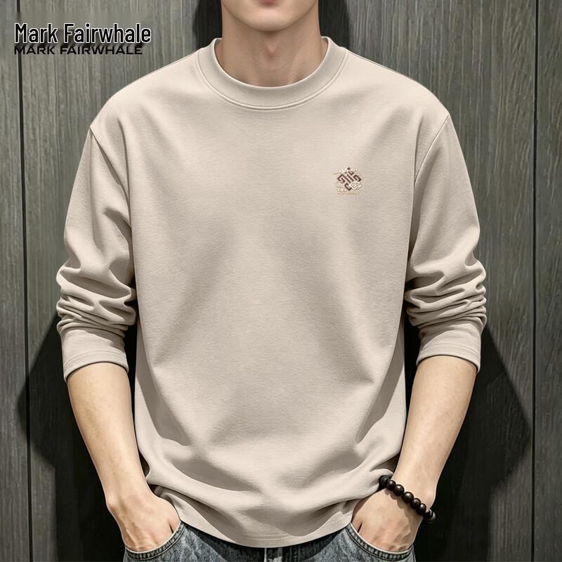 Mark Fairwhale Men's Pure Cotton Long Sleeve Casual T-Shirt