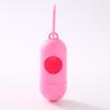 Portable Pet Waste Bag Dispenser Pill Shape Bullet-Shaped Garbage Box Cats Dogs Poop Extractive Clean-Up Bags Outside Walking