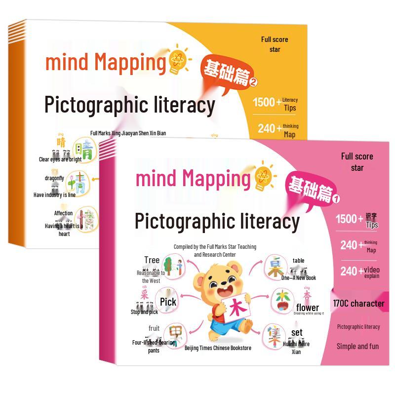 Mind Map Pictographic Chinese Character Recognition Book Set