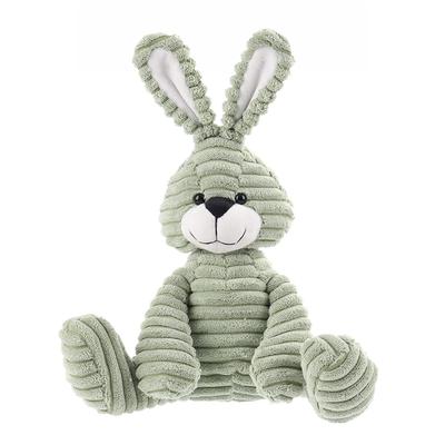 Apricot Lamb Corduroy Rabbit Green Plush Soft and Cute Stuffed Animal for Babies and Plush Corduroy Rabbit 23cm Children's Animal, Boys, Green,