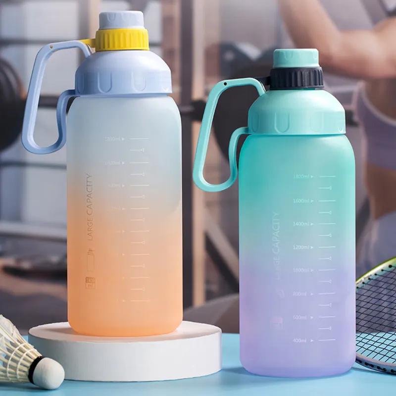 

Large Kettle Large Capacity Sports Water Cup Trend Outdoor Plastic Cup Fitness Scale Gift Straw Cup Space Cup