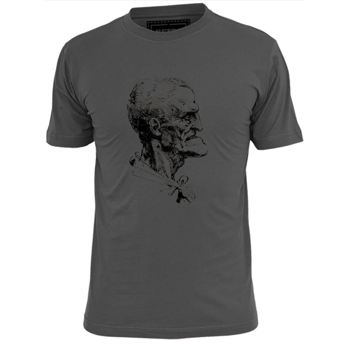 

Mens Davinci Grotesque Profile Of Man T shirt Art Artist Inventor Sculptor 4XL