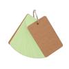 50Sheets Unlined Index Cards with Binder Rings Revision Card Punched Note Card Unruled Study Card Flashcard for Learning