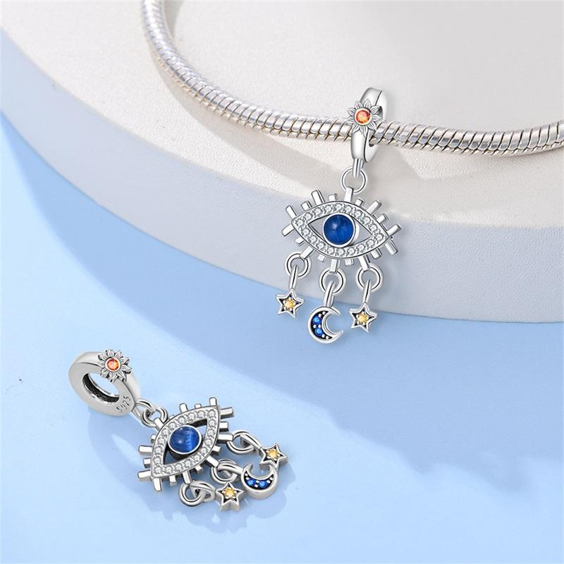 Copper Colored Zircon Star Moon Tarot Beads Suitable For Panoriginal Bracelet Diy Birthday Jewelry Gift