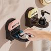 Wall Mounted Shower Gel Bottle Rack Adjustable Non-Rust Shampoo Bottle Holder Home Bathroom Accessories