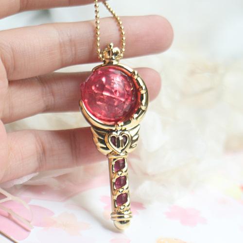 Bandai Gashapon Sailor Moon Transformer Magic Wand Box Egg Mobile Phone Chain Pendant Pendant Figure Playthings