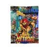 Metroid Hrdina Hra Hodit Deku na Pohovku Měkká Útulná Plyšová Deku 50x60 Palců Vícevelikostní Přehozy na Postel pro Všechna Roční Období