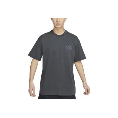 Sportswear Snake Welcoming Series Loose Fit Printed Casual Embroidered Soft Short Sleeve T-Shirt Men Tops Coal-Black HJ0615060
