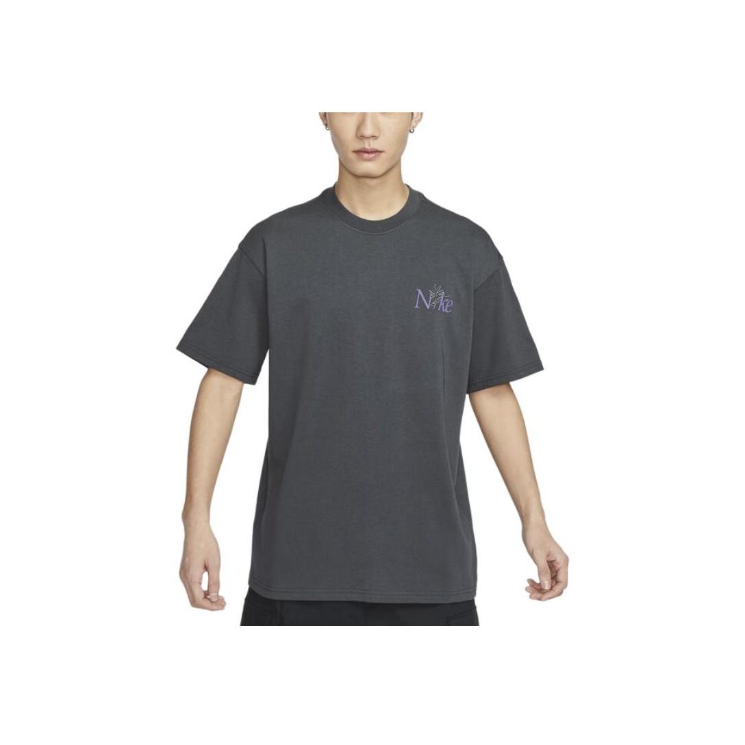 

Nike Sportswear Snake Welcoming Series Loose Fit Printed Casual Embroidered Soft Short Sleeve T-Shirt Men Tops Coal-Black HJ0615060 M