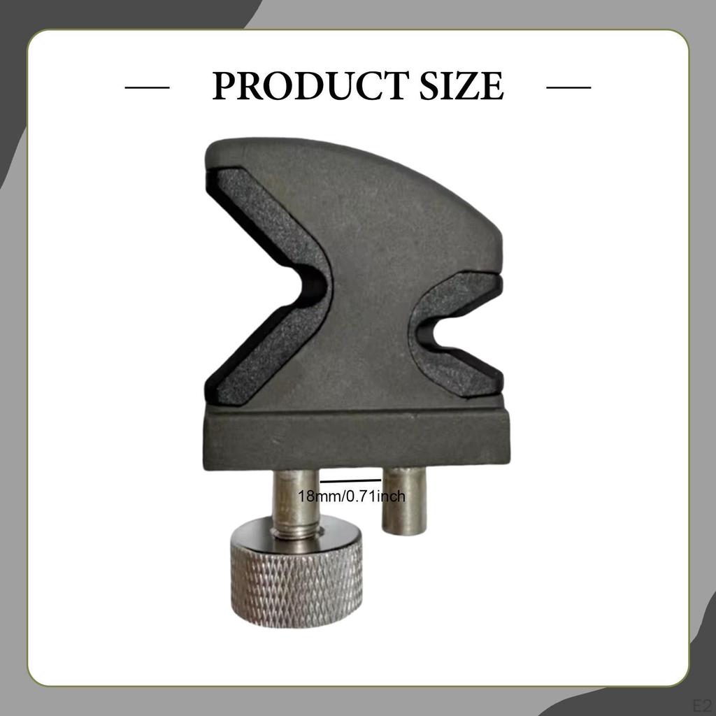 U Clamp Stringing Device Clamping Universal 18 mm Spacing Professional Replacement Metal for Tennis