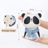 Animal Planter for Succulents Plants, Cute Panda Bear Lion Flower Pot Decorative Garden Figures Home Tabletop Decor 18cm/ 7inch
