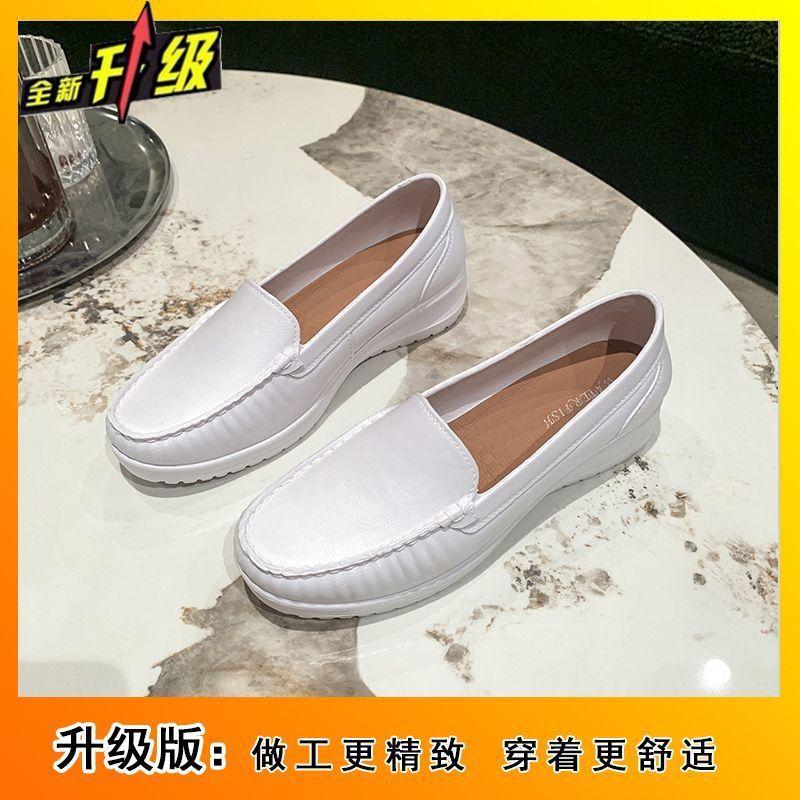 

Fashion simple and versatile round head shoes soft sole non-slip work shoes women s shoes 2025 spring and summer new flat single shoes women 41