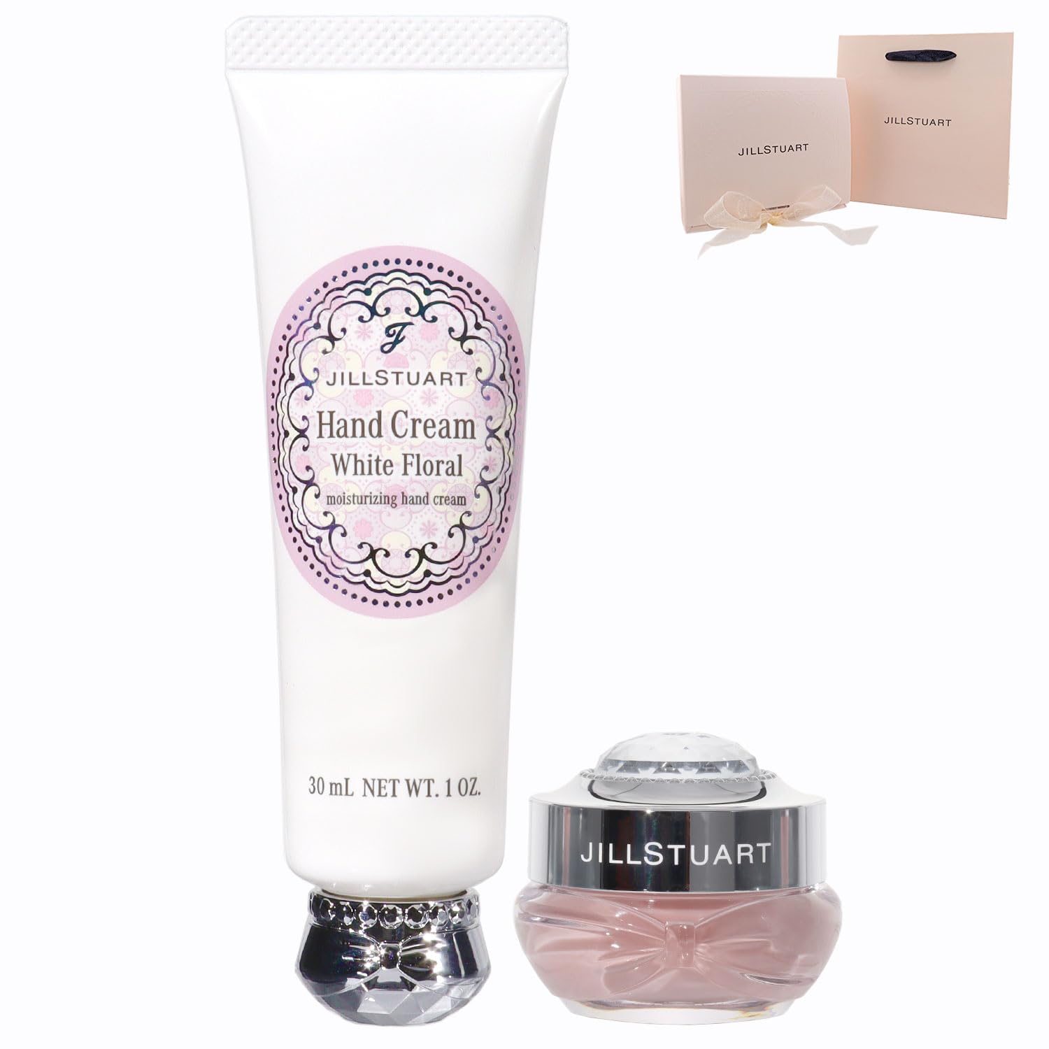 

JILL STUART Gift Lip Mask Hand Cream Set White Floral Skin Care Assortment Milk Tea [Set item] (1set, Set)