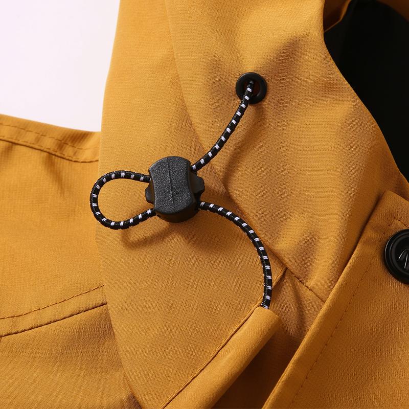 Herren Plus Size Kapuzen-Windbreaker Jacke Oversized Wasserdicht Winddicht Outdoor Wanderjacke für große Männer