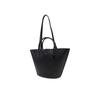 Handbag Tommy Hilfiger Heritage Leather Tote AW0AW17209 Black