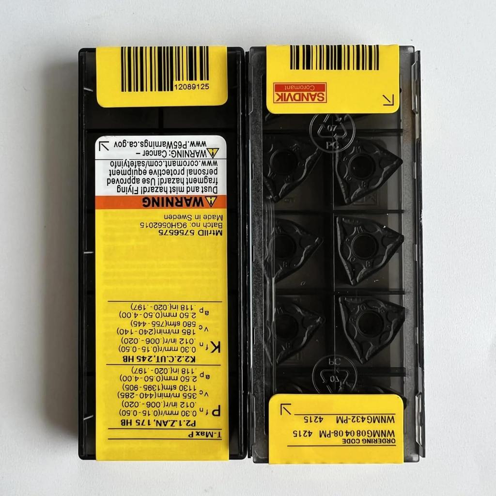 Original Sandvik / WNMG080408PM 4215 /Carbide CNC Blade 10 PCS