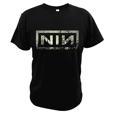 Nine Inch Nails-T Shirts NIN American Industrial Rock Band Hipster Streetwear Premium Summer Pure Cotton Unisex Clothing EU Size
