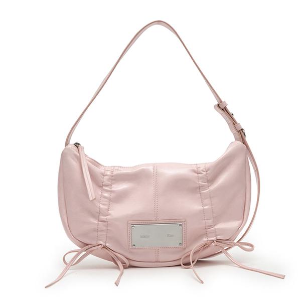 Matin Kim HALF SHIRRING RIBBON ROUND BAG - 6 Colors