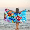 1pc Princess9 Beach Towel with Custom Name, Beach/Swimming/Bath/Picnic/Camping Towel, Suitable for Seaside Beaches