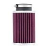 Kijima Motorcycle Parts Power Filter for Part Number TW200/225/Serow, Purple, 102-057