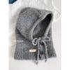 Balaclava New Autumn and Winter Warm Hat Scarf Integrated Woolen Hat
