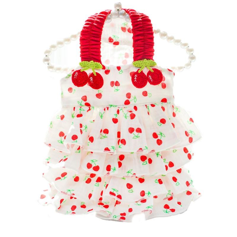 All-cotton Pet Dog and Cat Dress Layered Dog Cake Dress Clothes Cat SuppliesSmall and Medium-sized Dog