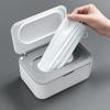 Paper Towel Box with Lid Portable for Distributing Wet Wipes Dust Cover Home Office Mask Storage Box Sealing and Organizing