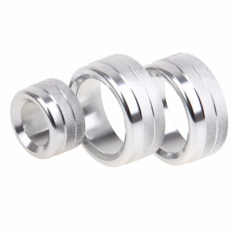 Eaglerich 3PCS/Lot Car Air Conditioner Dial Cover Switch Cover Knob Cover Adjustment Ring Air