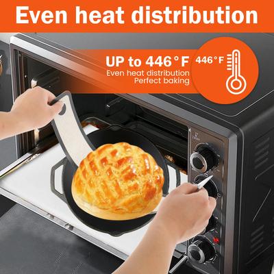 2 Pezzi Tappetino da Forno in Silicone con Manico Lungo e Maniglia, Antiaderente, Pad per Impastare il Pane, Tappetino per Trasferimento Impasto, Forniture da Panetteria, Strumento da Cucina