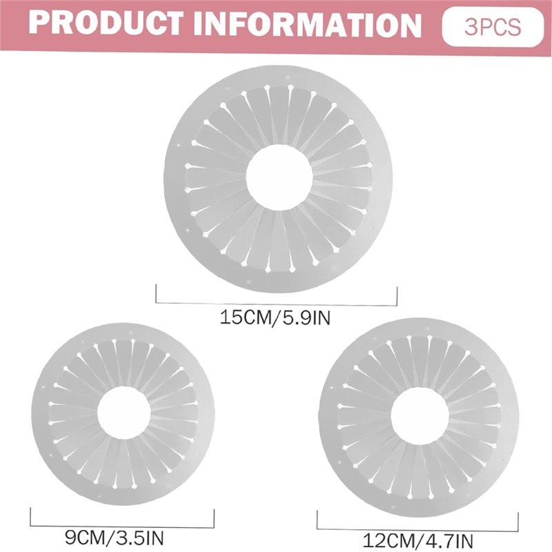 3-Piece Rosette Maker Set For DIY Ribbon Flowers, Perfect For Beginners And Home Decor Projects