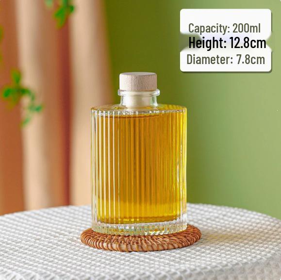 150ml Transparent Mini Glass Bottle for Liquor, Cold Brew Coffee, Fruit Wine, and Dispensing, with Sealed Two Ounce Capacity