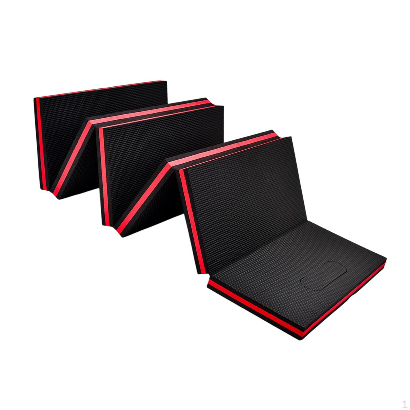 

EVA Folding Mat for Mechanics with Handle And Oil Absorption Exercise синій