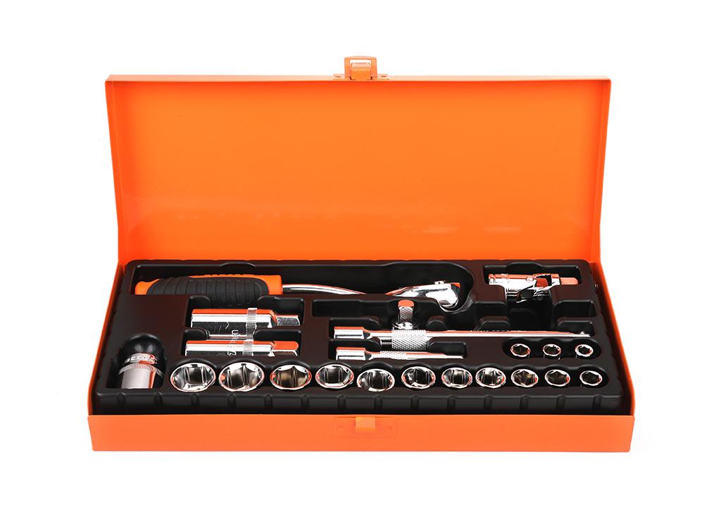 Socket wrench set 3/8" (22 pieces) / TEGER