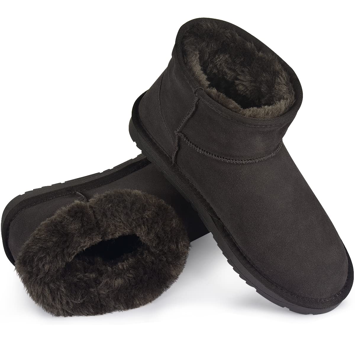 

Rilobi Sheepskin Snow Mini Snow Short Cold Snow Short Perfect for School or Commuting Women s Boots, Boots, Men s Boots, Waterproof, Non-Slip, кофейный