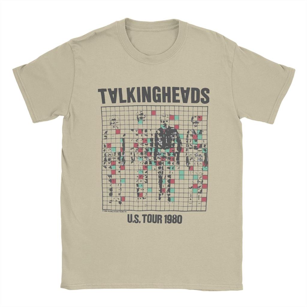 Pánská trička Talking Heads Inspirované turné Tričko Novinka 100% bavlněné tričko Tričko s krátkým rukávem Tričko s kulatým výstřihem Oblečení Nápad na dárek