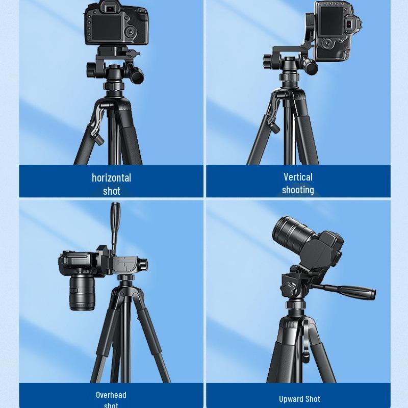 2025 Professionellt Bärbart Multifunktionellt Stativ för Mobiltelefonfotografering